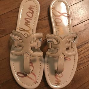 San Edelman Patent Sandals